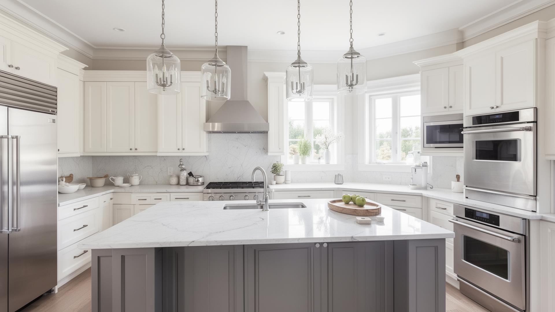 Modern kitchen with professional assembly