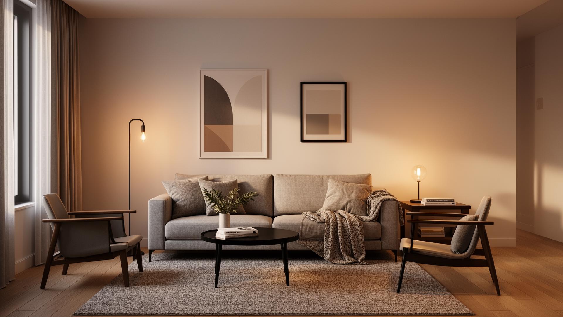 Beautifully furnished living room